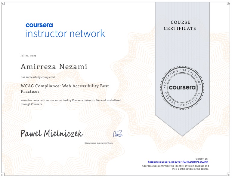 Card 2 Certificate